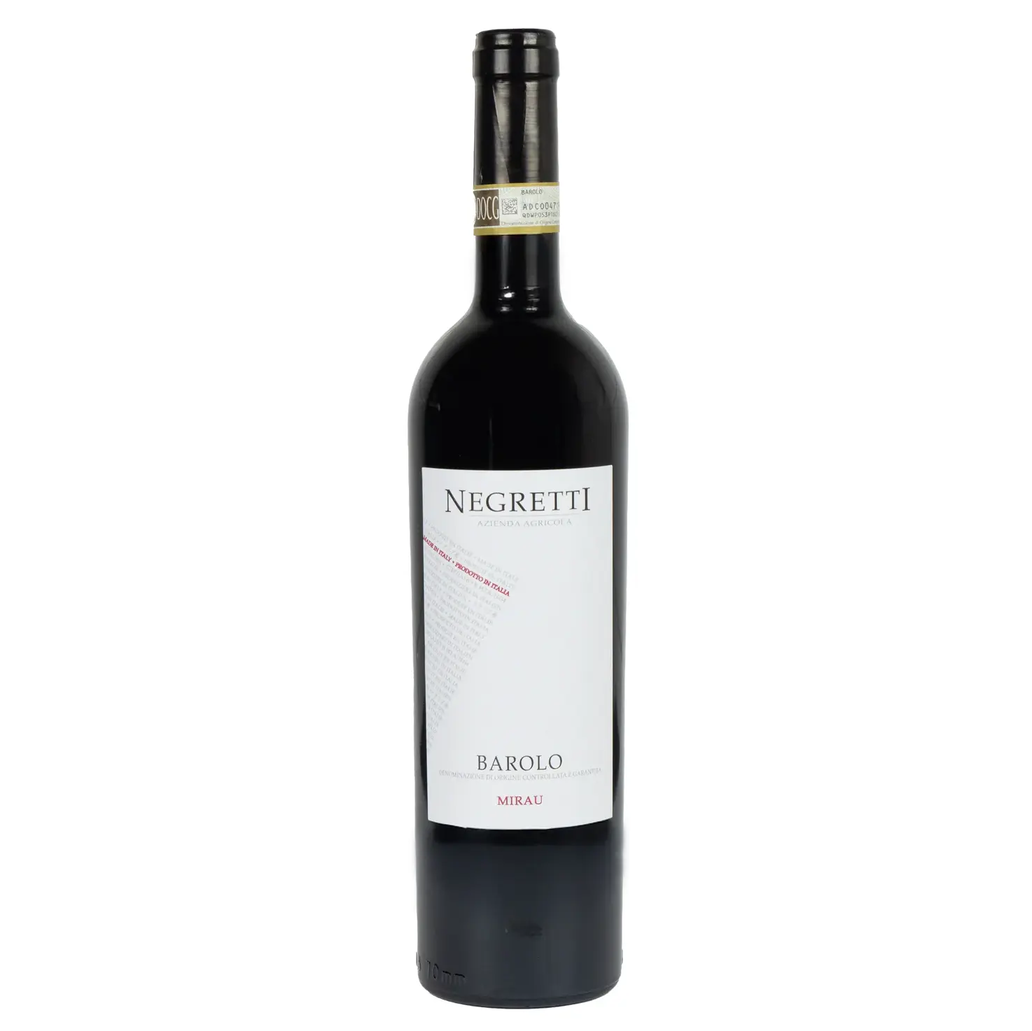 Negretti Barolo Mirau 2018 - MAGNUM