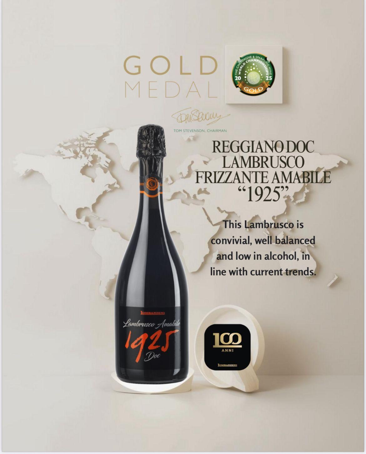 Cantina Lombardini Lambrusco Amabile 1925