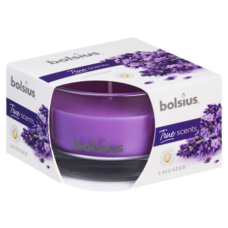 Bolsius Duftglas 80/50 True Scents, LAVENDEL