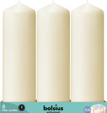 Bolsius Professional Stompkaars 25 / 8 cm. Ivoor 6 stuks