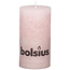 Bolsius Rustieke Stompkaars 130/68 Pastel Roze (6 stuks)
