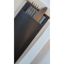 Bestecktaschen Carbon Grey, 500 Stück