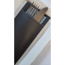 Bestecktaschen Carbon Grey, 500 Stück
