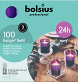 Bolsius Professional Refills ReLight Violett (100 stück)