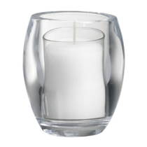 Clear Cup Plus houder "Oval" Transparant