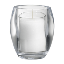 Clear Cup Plus houder "Oval" Transparant