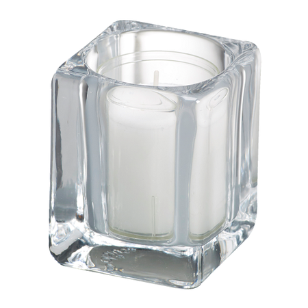 Bolsius Professional Clear Cup Plus Halter "Square" Transparent