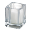 Bolsius Professional Clear Cup Plus Halter "Square" Transparent