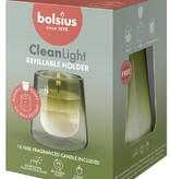 Bolsius CleanLight Starterset - Halter und Refill Gardenia & Fig