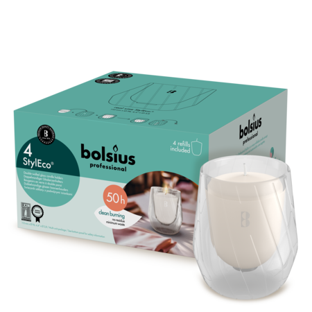 Bolsius Professional StylEco Houder Transparant