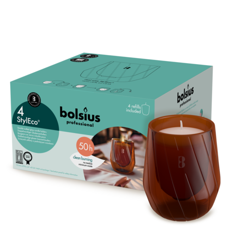 Bolsius Professional StylEco Halter Braun