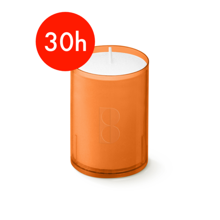 Bolsius Professional Refill Relight Orange 30 Stunden, 80 Stück