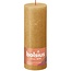 Bolsius Rustik Stumpen Kerzen 190x68 mm Honigwabengelb, 4 Stück