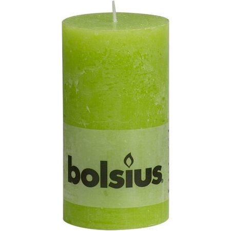 Bolsius Rustieke Stompkaars 130/68 Lemon (6 stuks)