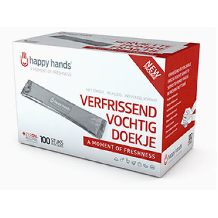 Erfrischende Tücher Happy Hands