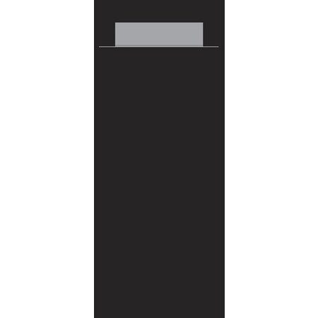 EUROPOCHETTE® Bestekzakjes Carbon Grey, 500 stuks