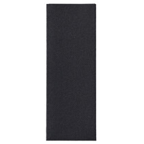 Airlaid 40 x 30 cm.  Zwart  8-vouw, 500 St.