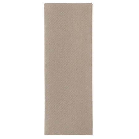 Airlaid 40 x 30 cm.  8-vouw, Taupe, 500 stuks