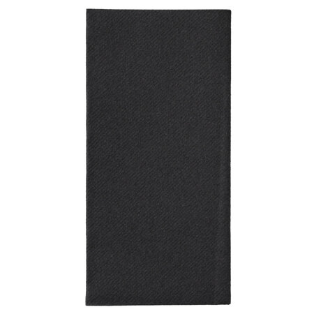 Airlaid 40 x 40 cm. 8-vouw, Zwart 400 stuks