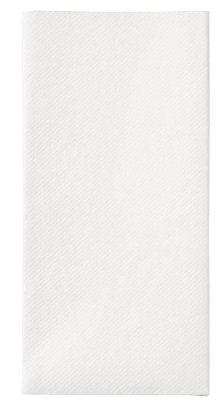 Airlaid 40 x 40 cm.  Wit 8-vouw, 400 St.