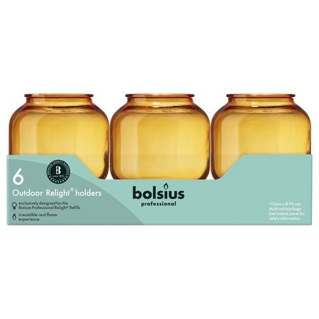 Bolsius Professional Refillhalter "Sphere" Bernstein