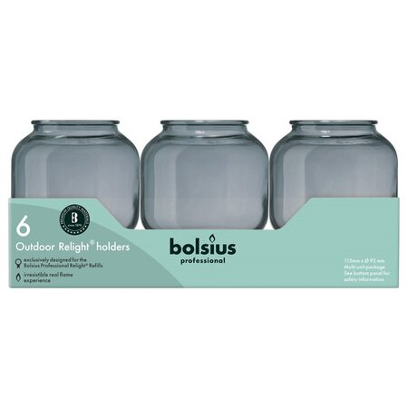 Bolsius Professional Refillhalter "Sphere" Grau