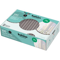 Spitzkerzen Taupe 100 Stück