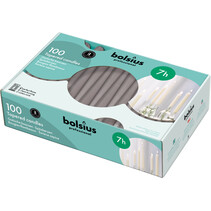 Spitzkerzen Taupe 100 Stück