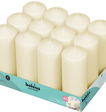 Bolsius Professional Stumpenkerze 170/68 Elfenbein, 12 Stück
