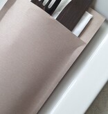 EUROPOCHETTE® Bestecktaschen Taupe White, 500 Stück