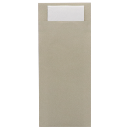 EUROPOCHETTE® Bestecktaschen Linnen White, 500 Stück