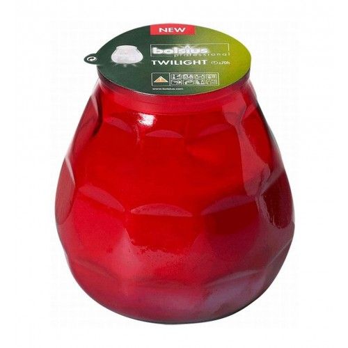 Bolsius Professional Twilight Rood, 12 stuks