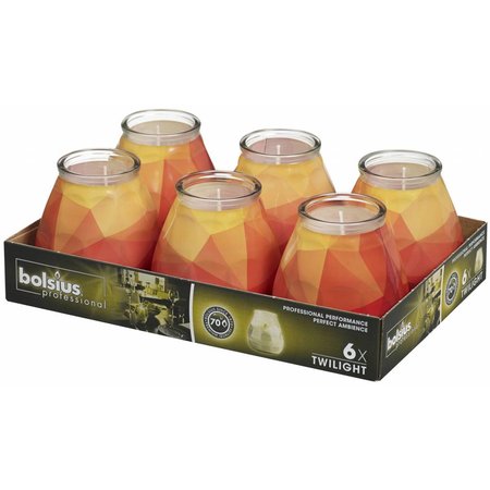 Bolsius Professional Twilight Sunset, 6 stuks