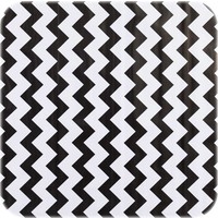 Mexicaans Tafelzeil 2,5m Zigzag, Chevron zwart-wit
