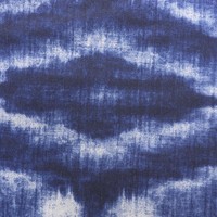 Rond Tafelkleed Gecoat - 160 cm - Tie Dye Blauw