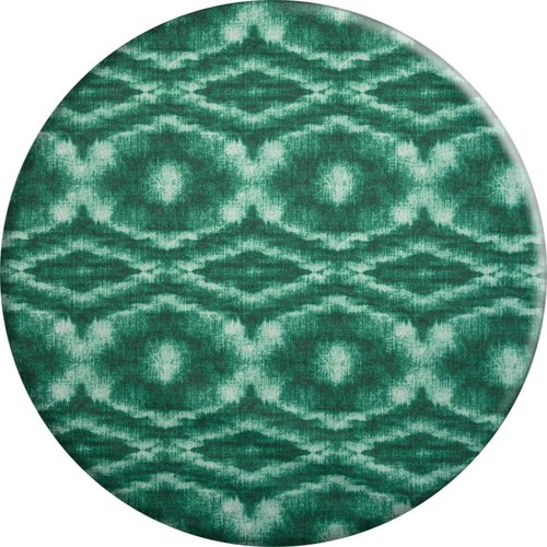 Rond Tafelkleed Gecoat - 160 cm - Tie Dye Groen 