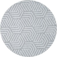 Rond Tafelkleed Gecoat Jacquard - 160 cm Seamless Hexagon