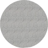 Rond Tafelkleed Gecoat Jacquard- 180 cm Seamless Hexagon