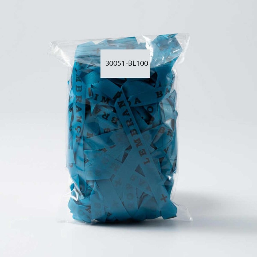 Bonfim lint - Set van 100 Bonfim Lintjes 43 cm - Blauw