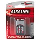 Ansmann Alkaline 9V-Block of 6LR61 batterij in blister