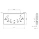 OMTools BIM45  Ball inclinometer/Level, angle indicator 45°-0-45° dimensions 100x50x9 mm