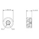 OMTools Bubble level (box level) Ø 12x7mm