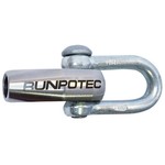 Runpotec Pulling head with link RTG12, stainless steel