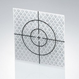 OMTools Measuring sticker or reflecting target 50x50mm sheet of 15 pieces