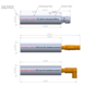 Delta Laser Industrie  lijnlaser rood 120 mw 638 nm Class 3R, IP67