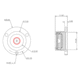 OMTools Bubble level Aluminium/glas   (box level) Ø  25mm