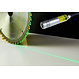 Delta Laser Delta F serie Industrie (projectie) laser 35 mW, 515nm met 90° lens met groene laserstraal inclusief bevestiging en voeding   -