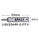 VESALA Batterij BR425 Set van 10 stuks voor MicroSonde MPL6-33kHz