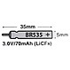 VESALA Batterie BR535 Set 10 Stück für MicroSonde MPL7-33kHz