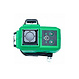 ADA  TOPLINER 3x360°  Green bright laserlines  incl. adjustable foot